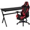 Flash Furniture Black Gaming Desk-Cup Holder/Reclining Chair Set BLN-X30D1904L-RD-GG - alternate 8